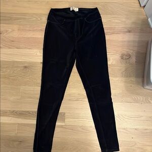 Black Corduroy Leggings